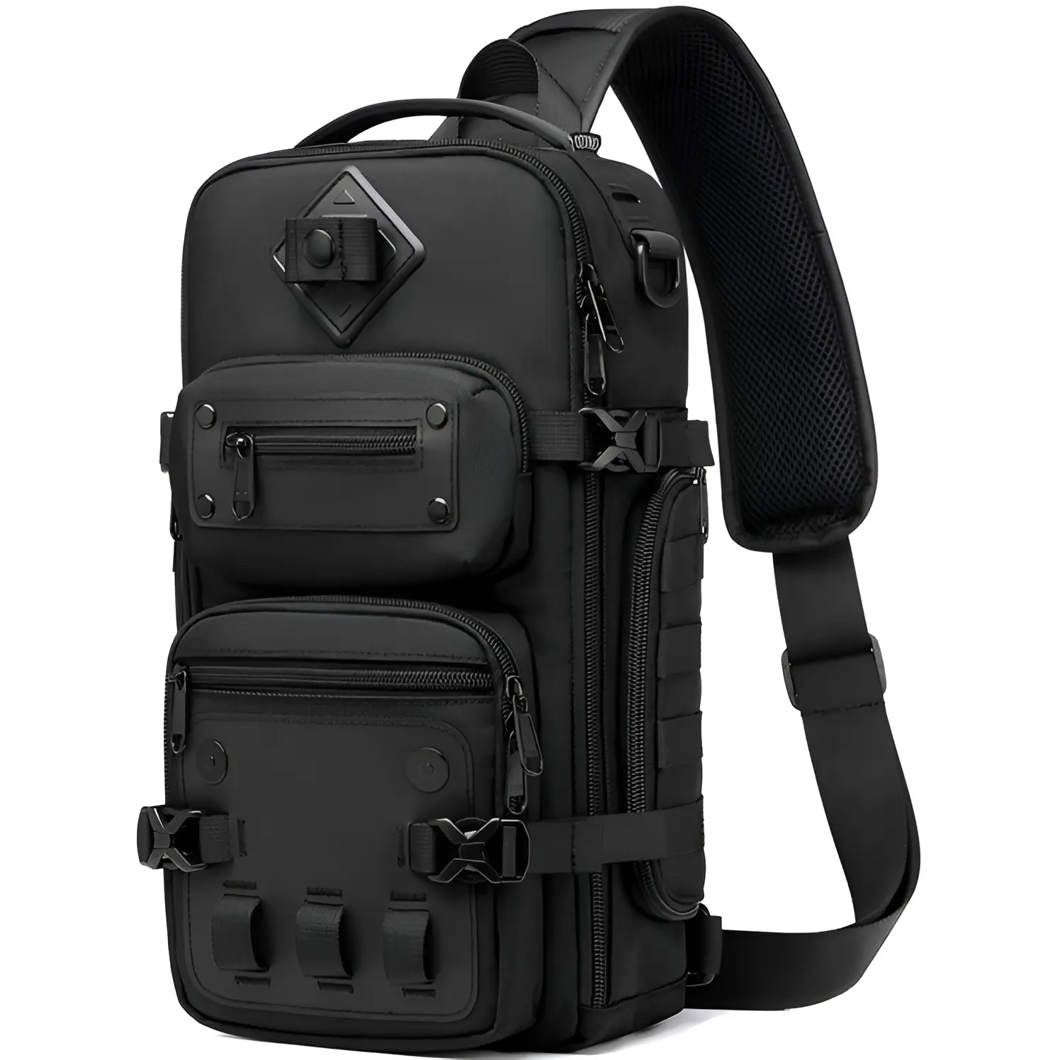 "Ozuko" 9585 Large Capacity Multi-Pocket Crossbody Bag