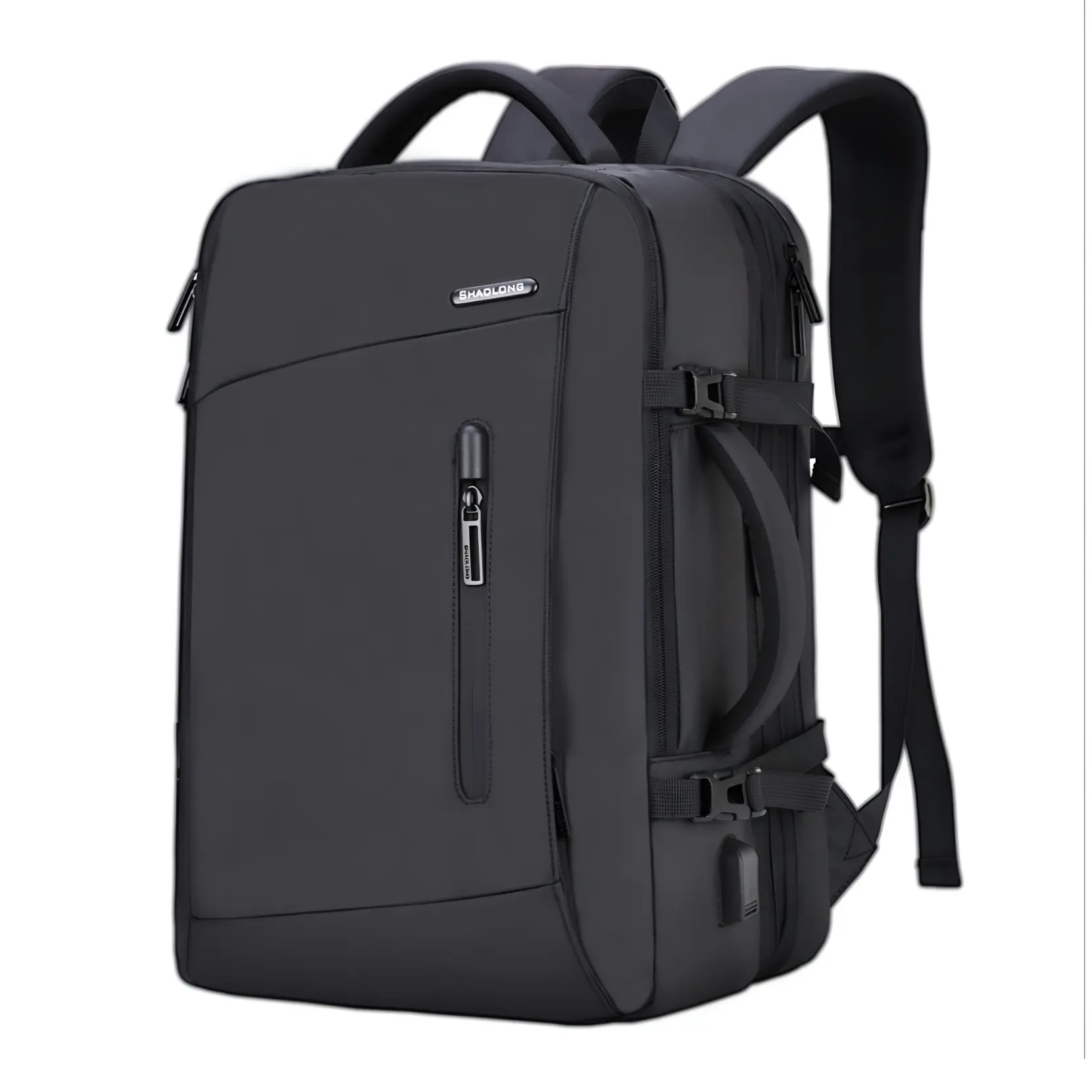 "Shaolong" 2020-1 Multifunctional + Expandable Backpack With Luggage Compartment