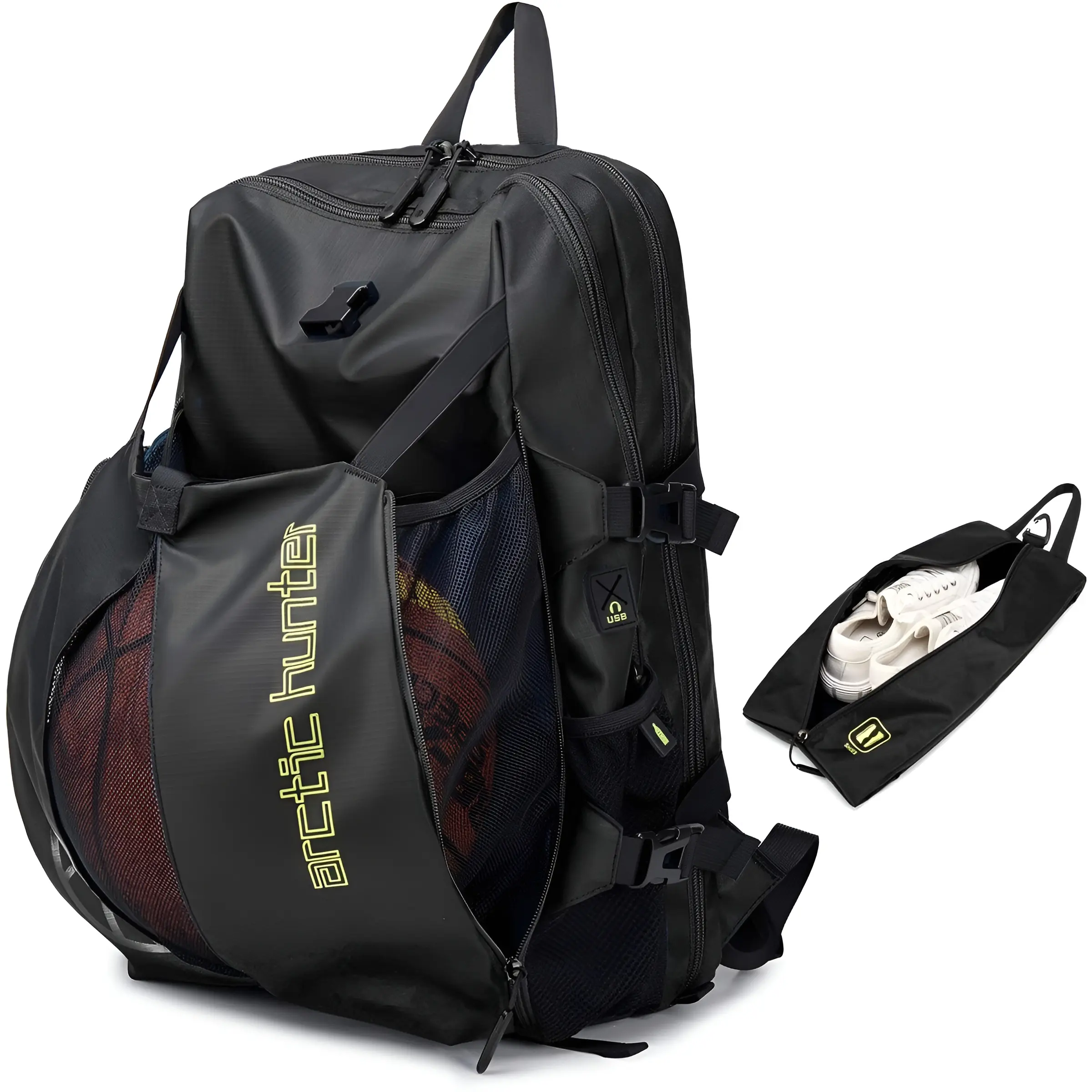 "Arctic Hunter" B00391 Outdoor Sports + Large Capacity Backpack With Shoe Chamber